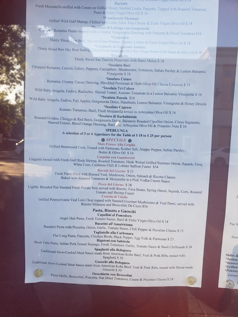 Menu - Baci | Cafe & Wine Bar photo 6